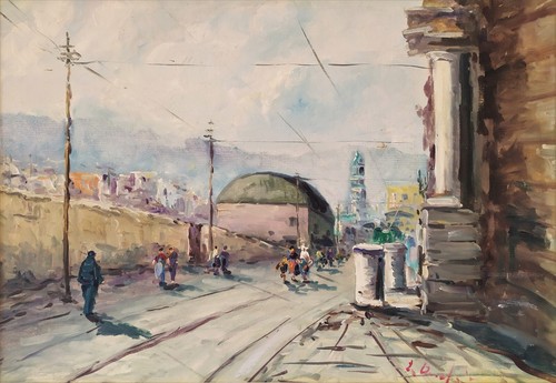 Paesaggio strada napoli - paesaggio, di
