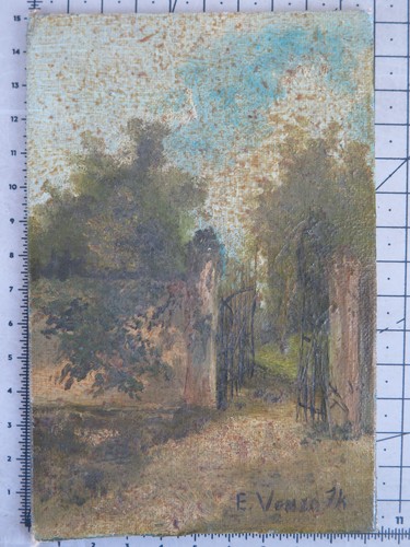 Piccolo dipinto firmato venzo - piccolo,