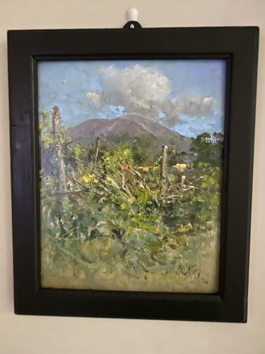 Dipinto olio cartoncino - dipinto,
