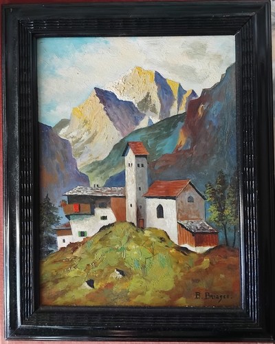 Briasco paesaggio alpi - b.,
