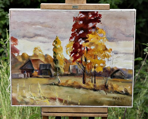 Dipinto olio tela - ad,