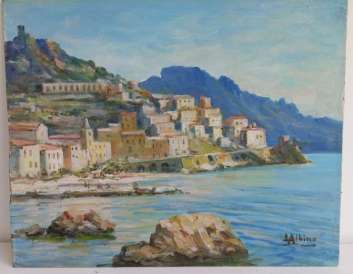 Veduta della marina amalfi - marina,