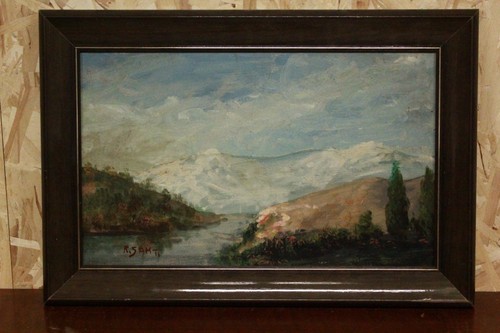 Quadro dipinto olio tavola - quadro,