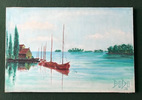 Quadro dipinto olio tela - quadro,