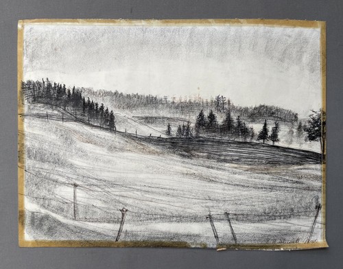 Paesaggio montagna disegno - paesaggio,