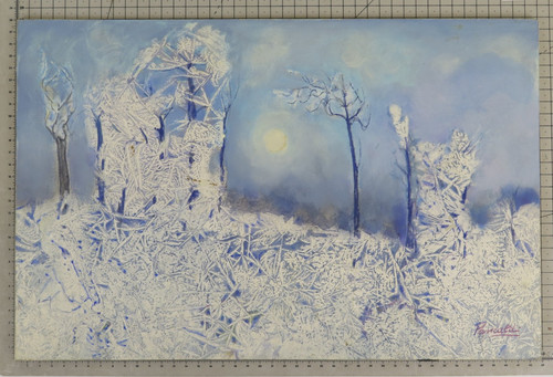 Paesaggio invernale quadro - paesaggio,