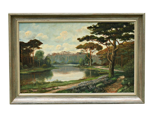 Olio vecchio dipinto - dipinto, su