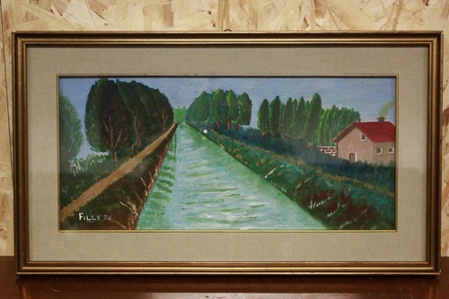 Dipinto quadro olio su - /,