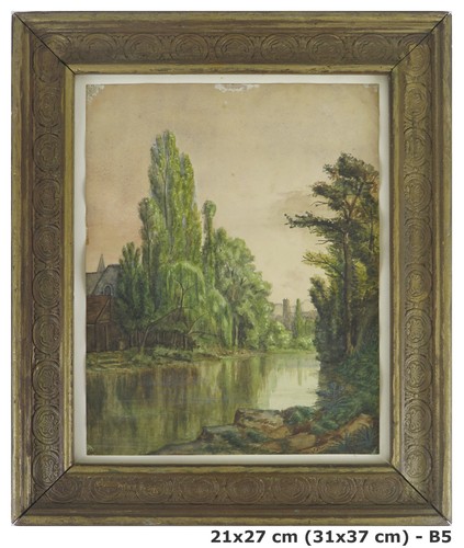 Quadro antico john - quadro, pradier