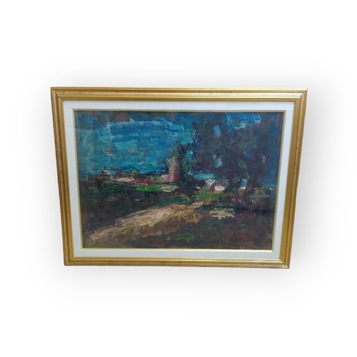 Quadro paesaggio firmato - paesaggio, e