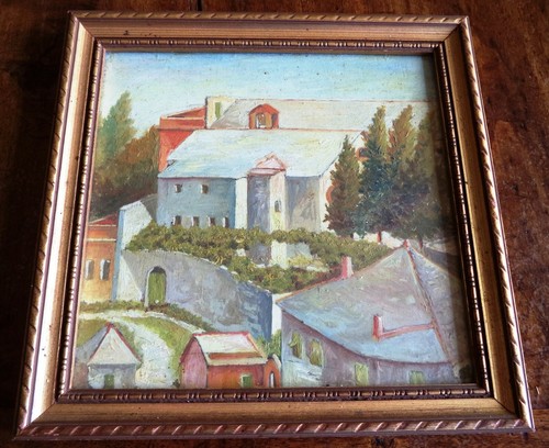 Quadro olio tavola - quadro,
