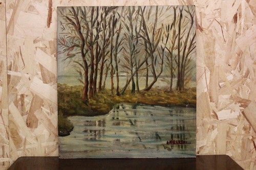 Dipinto quadro olio - , tavola