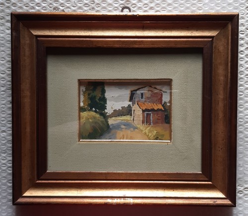 Quadro dipinto olio paesaggio - quadro,