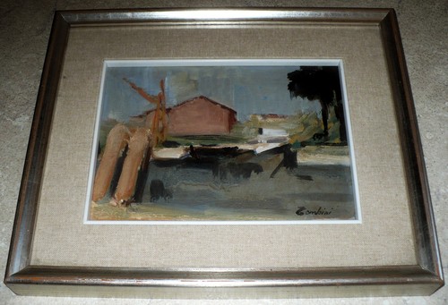 Quadro olio paesaggio - ad, post