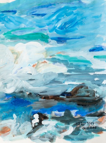 Paesaggio acquerello - acquerello, di