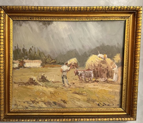 Dipinto firmato paesaggio