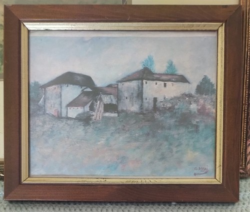 Quadro ottone rosai - quadro, (attr.)