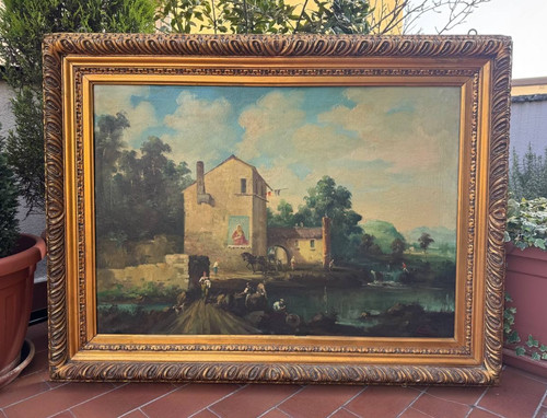 Grande quadro dipinto - grande,
