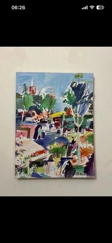 Dipinto mano paesaggio - dipinto,