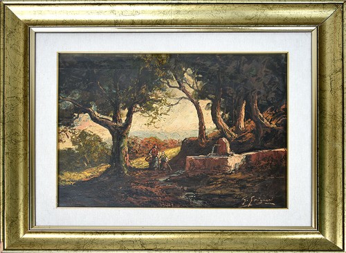 Grignani paesaggio olio su - paesaggio.,