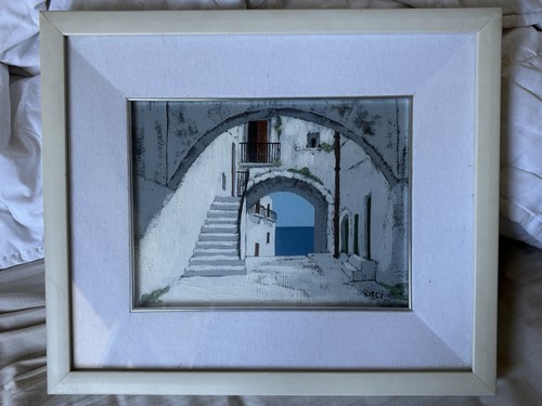 Paesaggio costiero firmato - paesaggio,