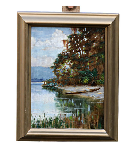 Dipinto olio paesaggio - ad,