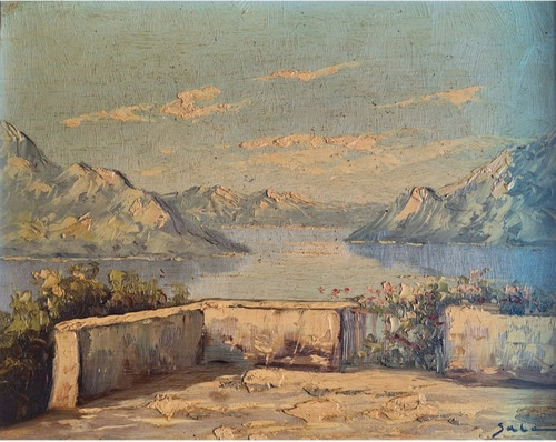 Sala dipinto a - a, olio
