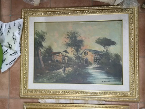 Quadro dipinto paesaggio
