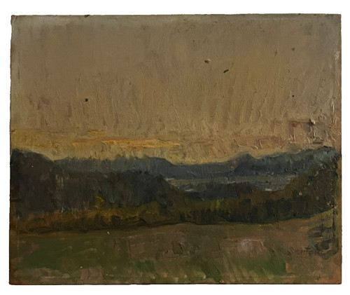 Dipinto paesaggio collinare - dipinto,