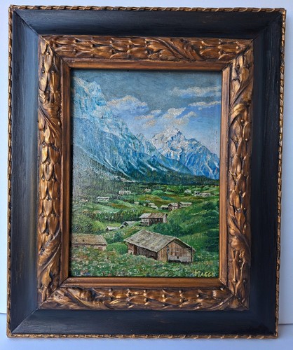 Dipinto olio paesaggio - dipinto,