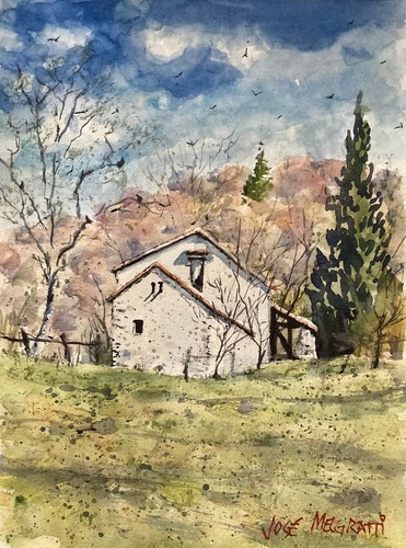Quadro acquerello originale - quadro,