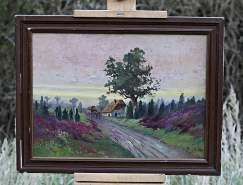 Paesaggio con casa albero - con,