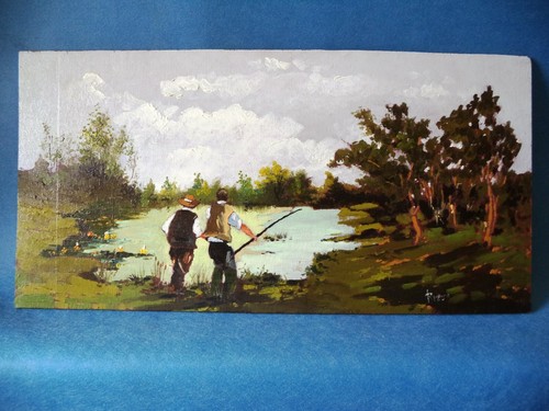 Quadro olio tavoletta - quadro, su