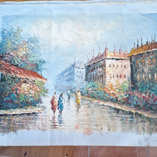 Dipinto olio tela - a,