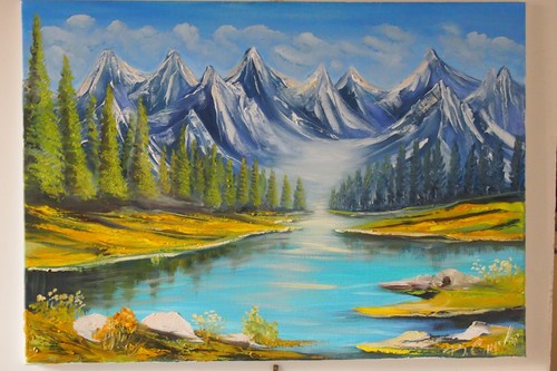 Quadro moderno paesaggio - quadro,