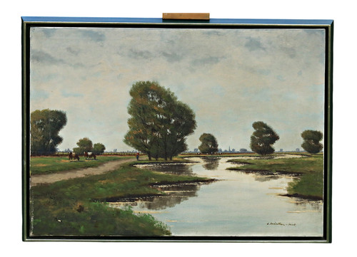 Quadro olio paesaggio - quadro, ad