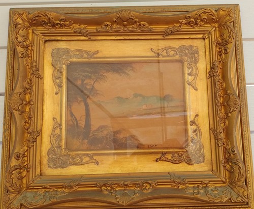 Quadro vintage paesaggio