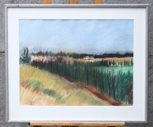 Pastell datato 1981 - pastell,